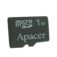  - Apacer Micro SecureDigital card 1GB