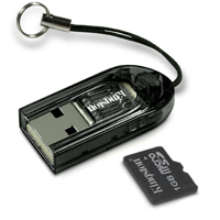  - KINGSTON MicroSD Card 1GB + USB reader